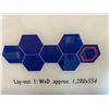 Image 2 : KUPPERSBUSCH ELECTRIC HONEYCOMB COOKTOP 1 CONTROL PANEL W/6 BURNERS