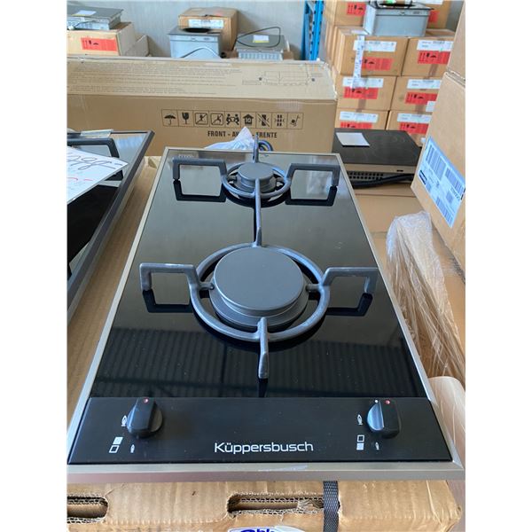 KUPPERSBUSCH GKS3240MEULGAS GRILL TOP 11.5"W X 20.5"L X 2"D  CERAN TOP, STAINLESS STEEL TRIM WITH...