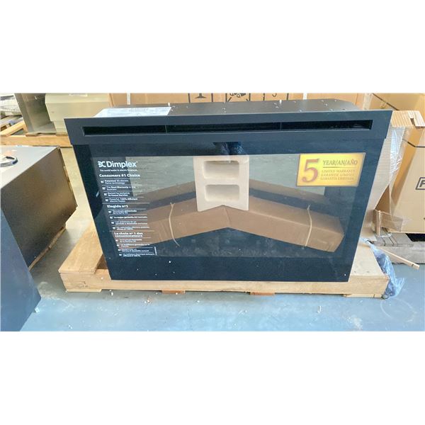 DIMPLEX DF3033ST BUILT IN FIREPLACE BLACK/GLASS