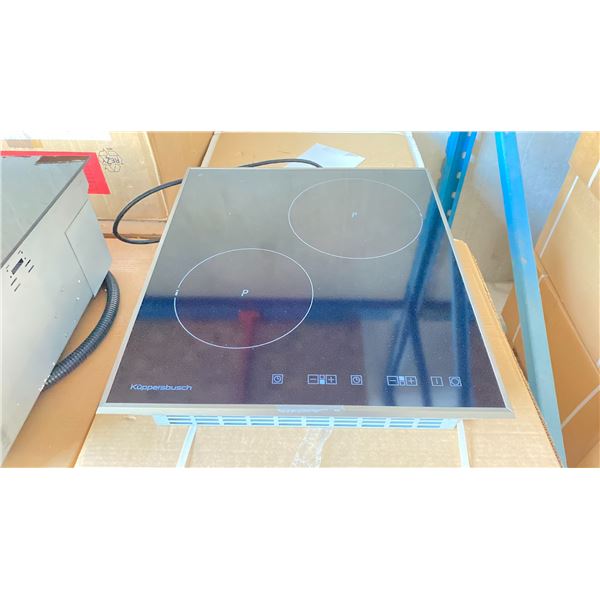 KUPPERSBUSCH EKI4070MUL INDUCTION COOKTOP  STAINLESS STEEL TRIM CERAN TOP, 18.25"W X 20.5"D X 5.75"H