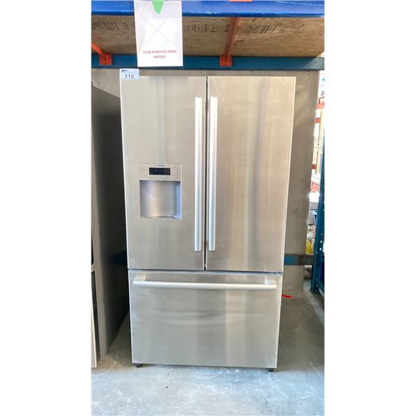 BOSCH B26FT70SMS STAINLESS STEEL FRENCH DOOR FRIDGE WITH BOTTOM MOUNT FREEZE
