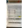 Image 5 : G.E PFE29PSDASS FRENCH DOOR FRIDGE, BOTTOM MOUNT FREEZER, ICE & WATER IN DOOR