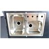 Image 2 : 3 TEKA 011367 DOUBLE SINKS APPROX 33" X 22" TOP MOUNT