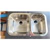 Image 2 : 3 TEKA 125039 DOUBLE SINKS APPROX 30" X 18" UNDERMOUNT
