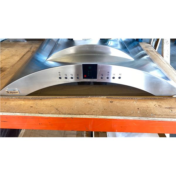 G.E HOOD FAN ZV850SBSS, 36"W ISLAND HOOD 360CFM