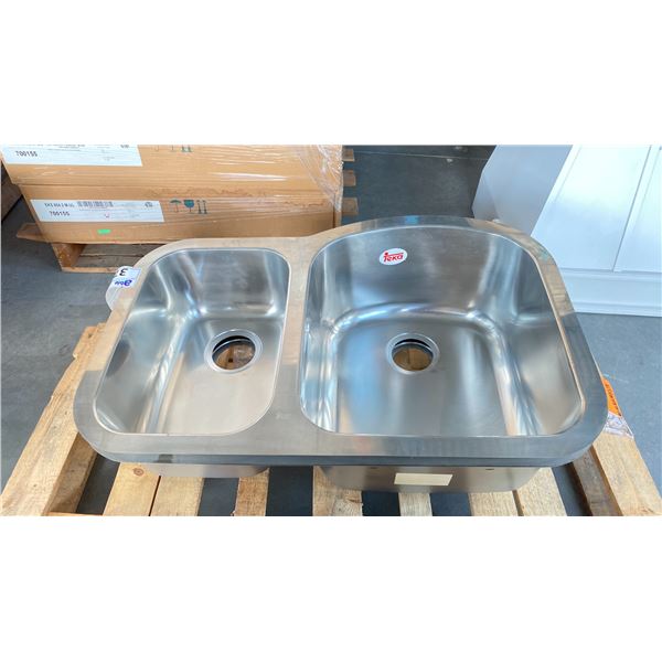 TEKA 125067 DOUBLE BASIN APPROX 31" X 20"