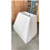 Image 2 : WHITE WOODEN HOOD FAN COVER FOR 30" HOOD FAN LINER