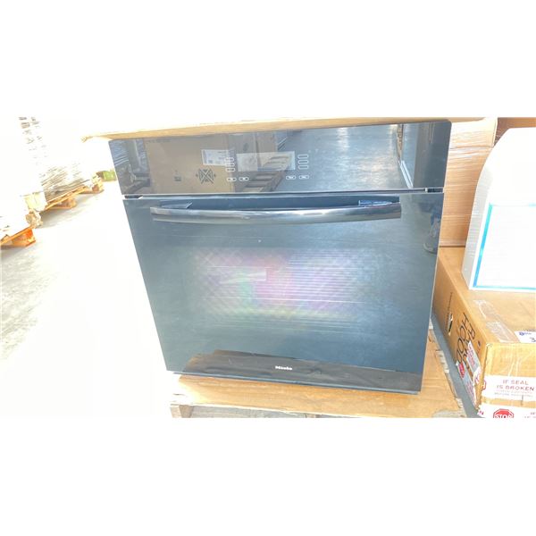 MIELE H488DBPBL 30" BLACK WALL OVEN
