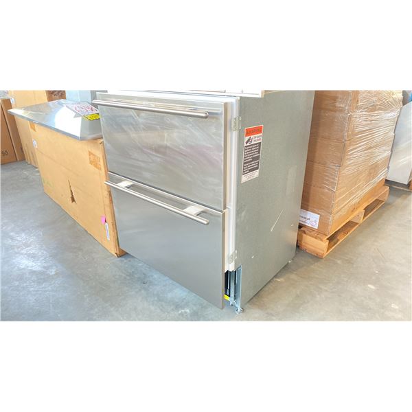 SUB-ZERO 700BR UNDERCOUNTER REFRIGERATED DRAWERS APPROX 27"W