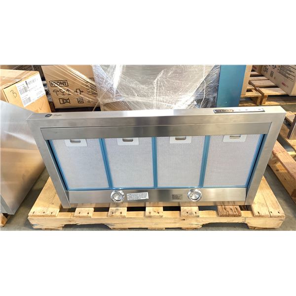 G.E PROFILE PVWS936MSS HOOD FAN, 350 CFM, 36" CHIMNEY HOOD