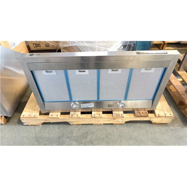 G.E PROFILE PVWS936MSS HOOD FAN, 350 CFM, 36" CHIMNEY HOOD