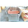 Image 1 : STAINLESS STEEL MOBILE BBQ STAND WITH FOLD DOWN PREP SIDE TABLES