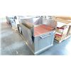 Image 2 : STAINLESS STEEL MOBILE BBQ STAND WITH FOLD DOWN PREP SIDE TABLES