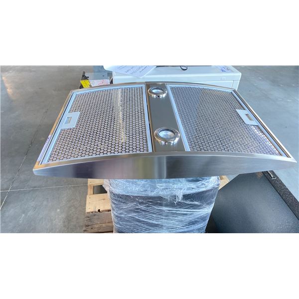 KUPPERSBUSCH IKD1157IGEUL HOOD FAN W/DUCT COVER & GLASS CANOPY