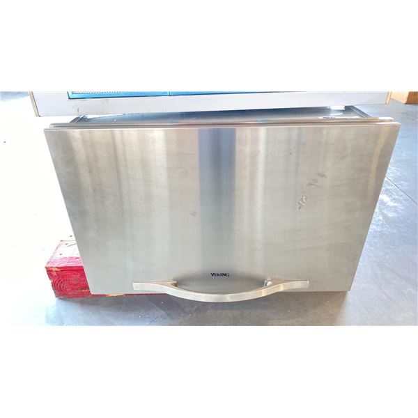 VIKING STAINLESS STEEL LIFT DOOR STORAGE CABINET