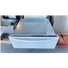 Image 2 : MIELE WHITE GLASS FACED WARMING DRAWER APPROX 27.5"W MODEL WD01