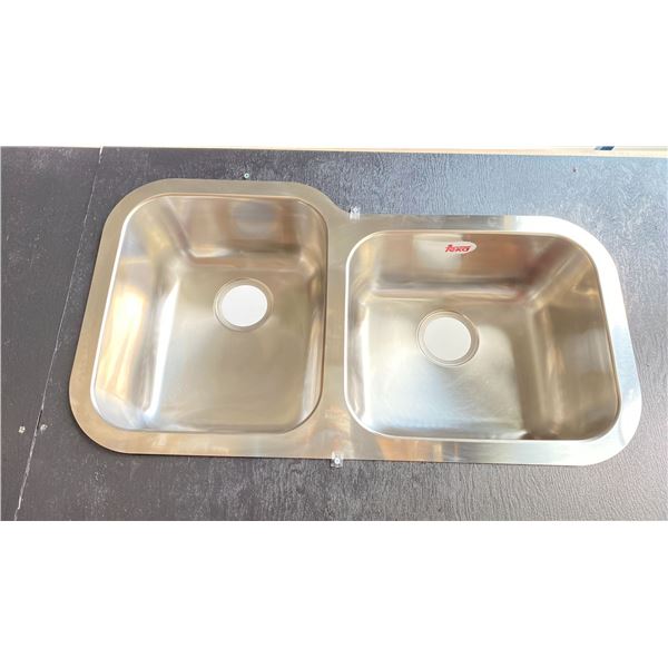 GROUP OF 10 TEKA  125099 STAINLESS STEEL UNDERMOUNT DOUBLE SINK