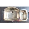 Image 2 : GROUP OF 17 TEKA 125104 STAINLESS STEEL UNDERMOUNT DOUBLE SINK
