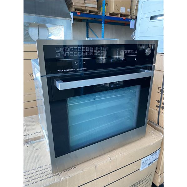 KUPPERSBUSCH EEB68000M WALL OVEN EUROPEAN CONVECTION, TOUCH CONTROL PANEL, STAINLESS STEEL FRAME ...