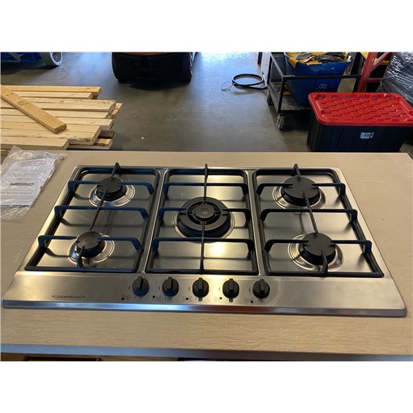 KUPPERSBUSCH GMS95510 34" GAS COOKTOP STAINLESS STEEL TOP