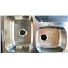 Image 2 : GROUP OF 50 TEKA 011362 DOUBLE SINKS UNDERMOUNT APPROX 33" X 22"