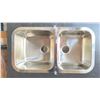 Image 2 : GROUP OF 5 TEKA 125022  DOUBLE SINKS APPROX 18" X 33" UNDERMOUNT