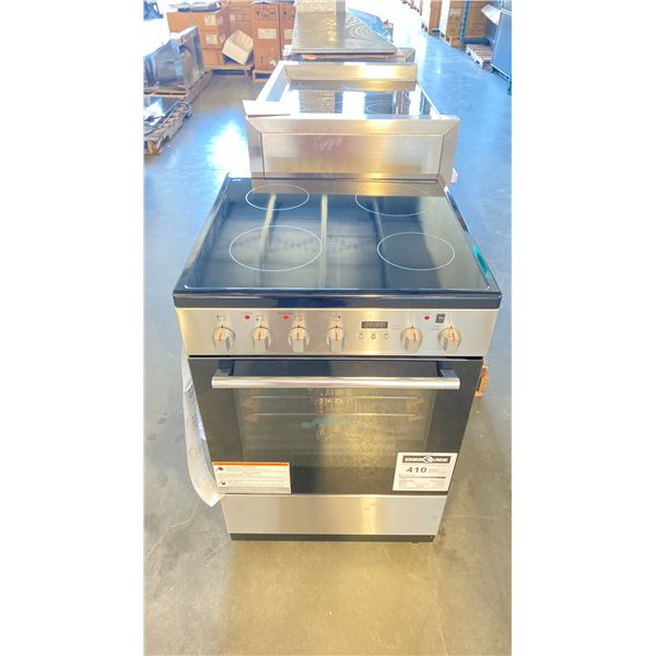 ELECTRIC RANGE 30515291 24" STOVE STAINLESS STEEL/BLACK