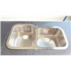 Image 2 : GROUP OF 46 TEKA  125099 STAINLESS STEEL UNDERMOUNT DOUBLE SINK