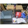 Image 2 : folding wood stools, cooler bags, sewing material