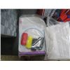 Image 5 : folding wood stools, cooler bags, sewing material