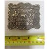 Image 1 : Vintage 1987 National Finals Rodeo Buckle.
