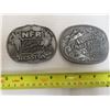 Image 1 : 1990 and 25th Anniversary National Finals Rodeo Buckle.