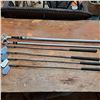 Image 1 : 4 wedge golf clubs and 2 golf ball pickers(wilson)