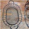 Image 4 : Various metal wire baskets for plants