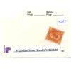 Image 1 : #72 Mint Never Used Stamp CV $250.00