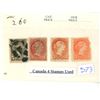 Image 1 : Canada 4 Stamps Used