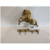 Image 1 : Solid brass horse key ring holder