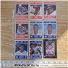 Image 1 : (9) 1991 baseball cards