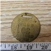 Image 2 : 1924 double dray brass plate 39 regina 2" round