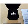 Image 2 : 5.00 CT GRA CERTIFIED ROUND BRILLIANT CUT MOISSANITE STONE VVS D COLOR SET WITH 130 ROUND BRILLIANT 