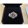 Image 4 : 5.00 CT GRA CERTIFIED ROUND BRILLIANT CUT MOISSANITE STONE VVS D COLOR SET WITH 130 ROUND BRILLIANT 