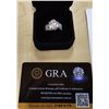 Image 2 : 5.00 CT GRA CERTIFIED ROUND BRILLIANT CUT MOISSANITE STONE VVS D COLOR SET WITH 130 ROUND BRILLIANT 