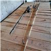 Image 1 : 3 old fishing rods 1 has no reel