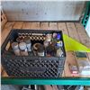Image 1 : crate of spray paint cleaners and reflectors