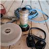 Image 2 : Boat speakers, head set, velcro, and metal clip