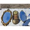 Image 1 : Vintage Mirrors/Sycoro Clock/Religious Plaque