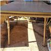 Image 2 : medium size wood table- 48" L by 36 ft W by 30ft H
