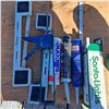 Image 3 : box od misc- small water coolers, caulking gun and caulk tubes, lights