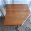 Image 2 : wood end table- 29.5" by 29.5" by 30"H