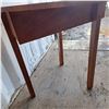 Image 3 : wood end table- 29.5" by 29.5" by 30"H